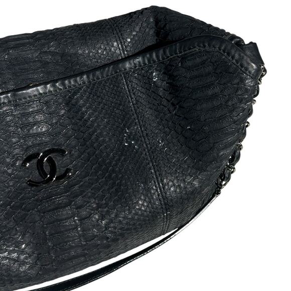 Snake skin python bag - Picture 2 of 6
